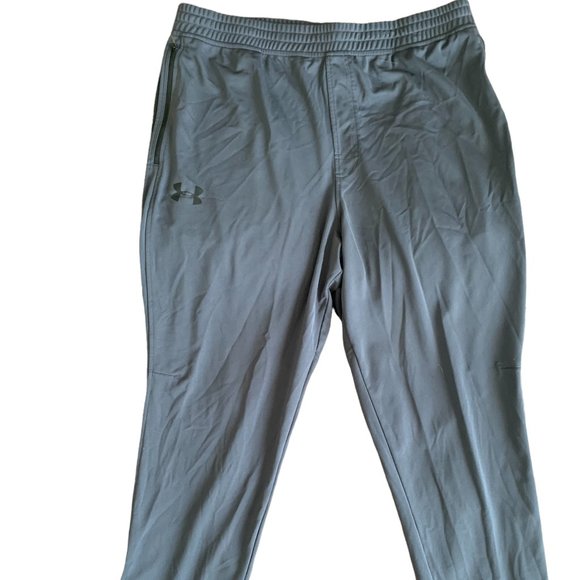 Under Armour Pants Under Armour Mens Pants Loose Fit Grey Black Zip